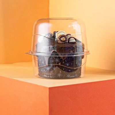 50un Embalagem Panetone 19cm G43 Transparente Galvanotek