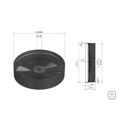Filtro de Carvão Ativado Ambifresh Round 1 para Coifas Tramontina