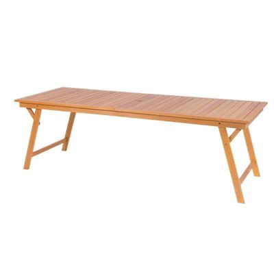 Mesa Dobrável Tramontina 235x90 cm em Madeira Tauari