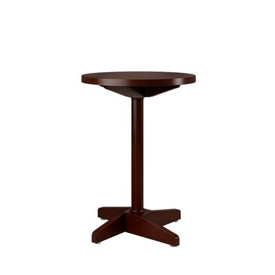 Mesa Bar Baixa Piratini 60x77cm em Madeira Maciça Castanho Acetinado