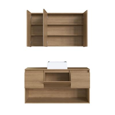 Gabinete de Banheiro Suspenso 110cm com Espelheira Lavinia c