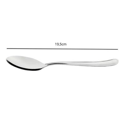 Conjunto 36 Colheres de Mesa Modena Brinox Aço Inox Talheres Inox