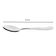 Conjunto 36 Colheres de Mesa Modena Brinox Aço Inox Talheres Inox