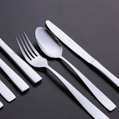 Jogo 24 Colheres de Sopa Mesa Posta Aço Inox 20,5cm Pisa Wol