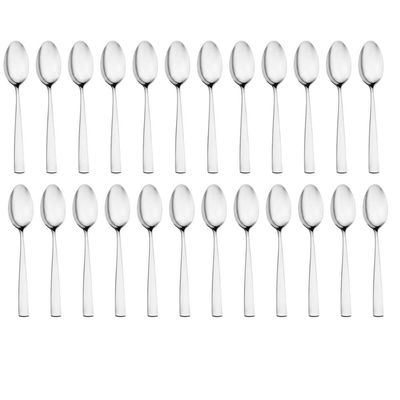 Jogo 24 Colheres de Sopa Mesa Posta Aço Inox 20,5cm Pisa Wol