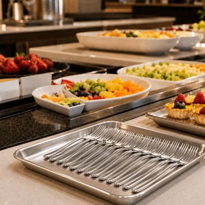 Kit 36 pçs Garfos de Sobremesa Brinox Turim Aço Inox Talhere
