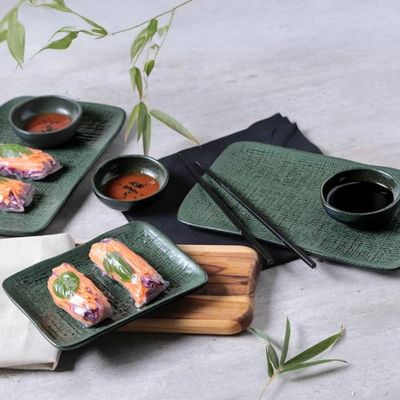Conjunto 6 Ramekins Pequeno 70ml Cerâmica Porto Brasil Green Verde