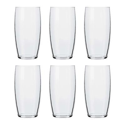 Jogo de Copos Nadir Oca Long Drink de Vidro Liso com 6 Peças 300ml