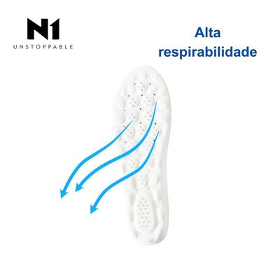 N1 Sport Par Palmilha Ortopédica Anatômica 33 34 Pisada Supi