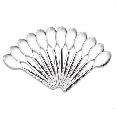 Jogo de Colheres de Sobremesa com 12 Peças Turim Brinox Inox Inox