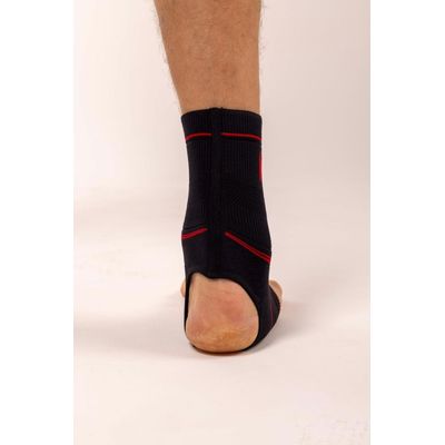 Protetor De Tornozelo Preto Vermelho G Flamengo N1 Sport