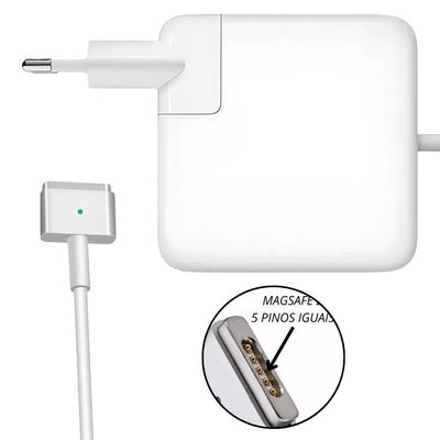 Fonte de Alimentação Magsafe2 (T) 16.5V 3.65A Bivolt APP-60R