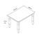 Conjunto Mesa Madeira Maciça Marin Brasil 4 Cadeiras Safira Preta Tramontina