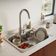 Cuba para Cozinha Gourmet Aço Inox 50x40 cm com Cesto e Dosador Tuizi