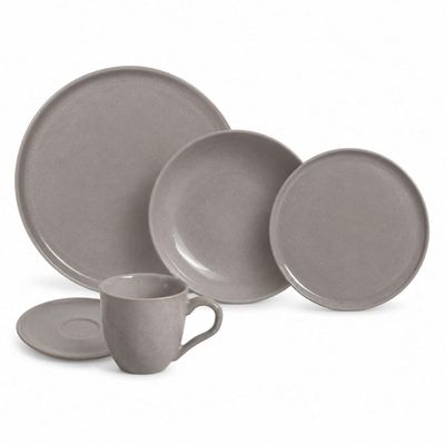 Aparelho de Jantar Porto Brasil Cerâmica 30 Peças Bio Bruma