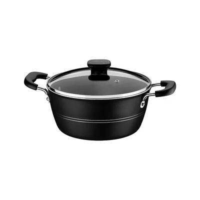 ogo de Panelas Tramontina Sicília Alumínio Antiaderente Starflon Excellent 5 Peças Preto