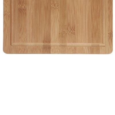 Tábua de Corte Retangular Bamboo Ecológica Higiênica com Canal para Líquidos Mor Bambu