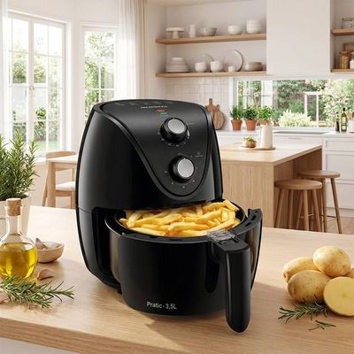 Fritadeira Air Fryer 3,5L Mondial AF35BF Preta 127V