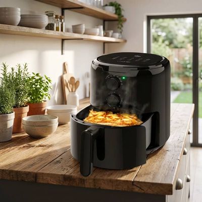 Fritadeira Air Fryer 4,2 Litros Kian 1350W AF-107 Preta 127V