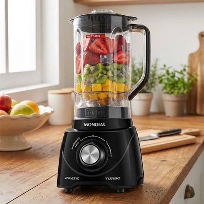 Liquidificador Mondial Pratic Turbo L89B Preto 110V