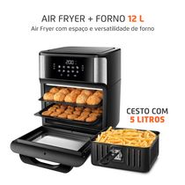 Fritadeira Air Fryer Forno Oven 12L 110V - Mondial