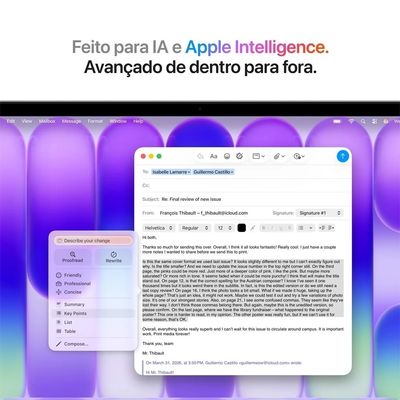 MacBook Neo Apple 13" Chip A18 Pro CPU de 6 núcleos GPU de 5 núcleos 256GB Prateado