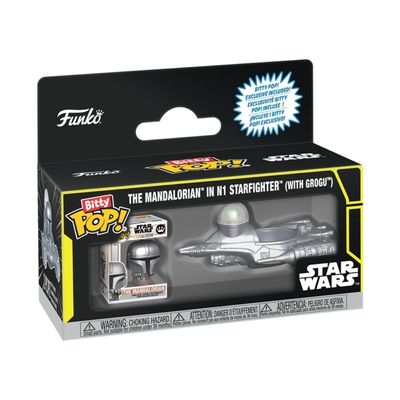 Bitty Pop! Rides Star Wars - Mandaloriano e N1 Starfighter