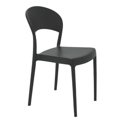 Kit 4 Cadeiras de Jantar Cozinha Tramontina Sissi Sustentável Preta