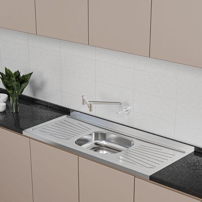 Pia de Apoio Tramontina New Raggi 40 em Aço Inox 105x52 cm