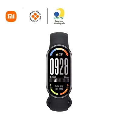 Pulseira Inteligente Smart Band Bluetooth 5ATM Bateria Durável Xiaomi Preto