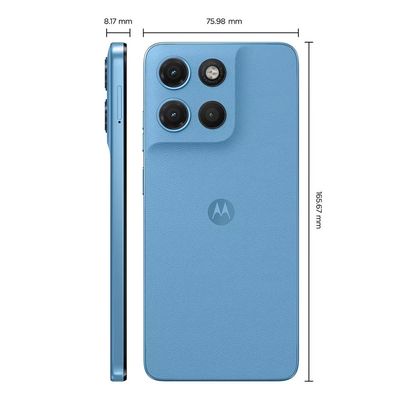 Smartphone G17 Tela 6,7 Polegadas 128GB 4G Câmera 50MP Motorola Azul Claro