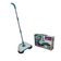 Vassoura Mágica Evolution Flash Limp com Cerdas Giratórias 360º e Base de Microfibra Branco com Verde