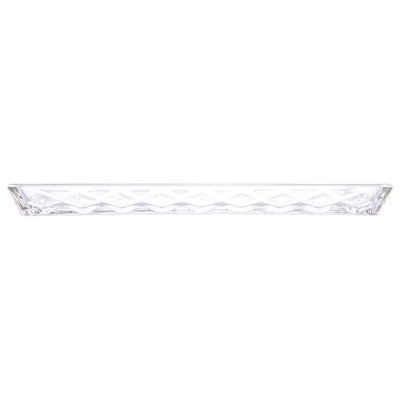 Travessa Deli Diamond Cristal Elegante Versátil Sofisticada Lyor Transparente