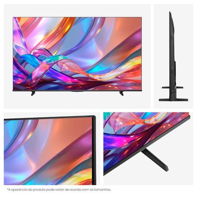 Smart TV 50 4K QLED Vidaa Dolby Vision Hisense Preto / Bivolt