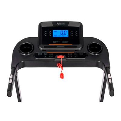 Esteira Eletrônica Energy 2.5 12 Programas Dobrável Dream Laranja e Preto / 110V