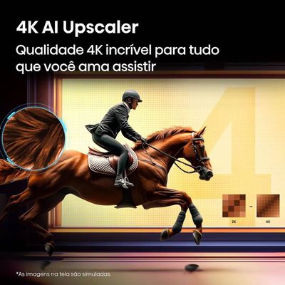 Smart TV 50 4K QLED Vidaa Dolby Vision Hisense Preto / Bivolt