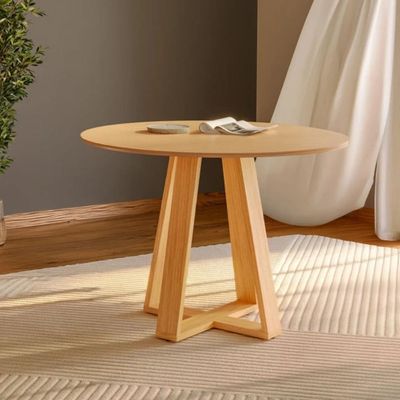 Mesa de Jantar Redonda 105cm Carvalho Rosé Dalla Costa