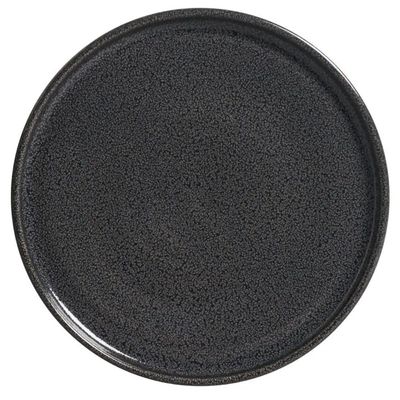 Jogo 12 Pratos de Sobremesa Basic Dove 19,5cm Porto Brasil Stoneware Azul Escuro Cinza Mesa Posta