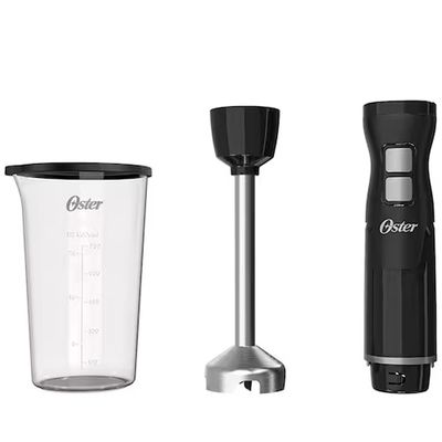 Mixer Multifuncional 3 em 1 Black com Mini Processador Batedor e Copo Medidor Oster Preto / 220V