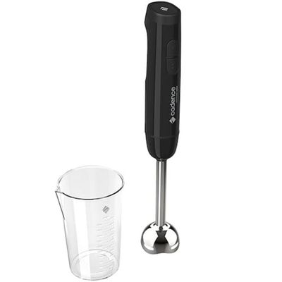 Mixer Cadence Mixture Max 2 em 1 Inox com Copo Medidor Lâminas em Aço Inoxidável Preto / 110V