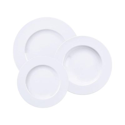 Jogo de Pratos Tramontina Maria Augusta Porcelana 12 Peças