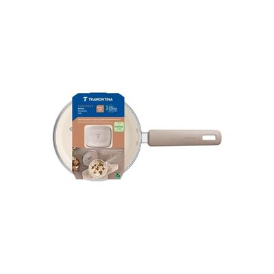 Panela Tramontina Veronese Alumínio e Cerâmica Bege 16cm 1,3 L