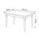 Mesa de Jantar em Madeira Údine 125x80cm Branco Natural Piratini