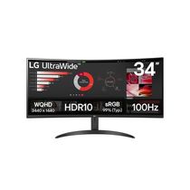 Monitor Curvo 34 UltraWide WQHD 34WR50QK-B 100Hz HDR10 LG