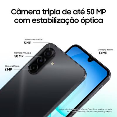 Smartphone Galaxy A17 5G 256GB com Fone Galaxy Buds Samsung Cinza