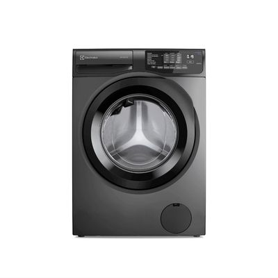 Máquina de Lavar Frontal Electrolux 12kg Cinza Ônix Inverter com Água Quente e Lavagem Inteligente (LFC12) 220V