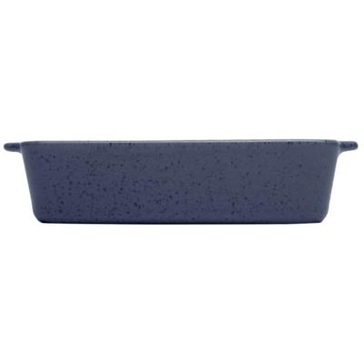 Travessa Assadeira 29x17x7cm Refratária de Cerâmica Wolff Azul Matte Mist