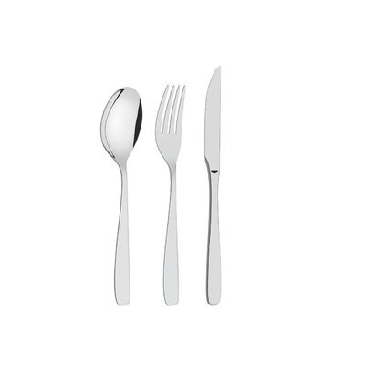 Faqueiro Tramontina Cosmos Aço Inox com Facas para Churrasco 30 Peças