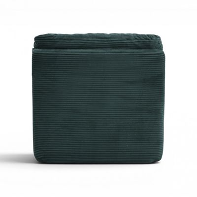 Sofá Compactado Plush 1 Lugar Cazedis Verde Escuro