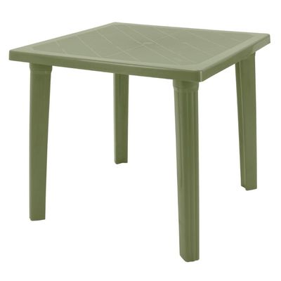 Mesa Tramontina Sancho 80x80cm em Polipropileno Verde Oliva